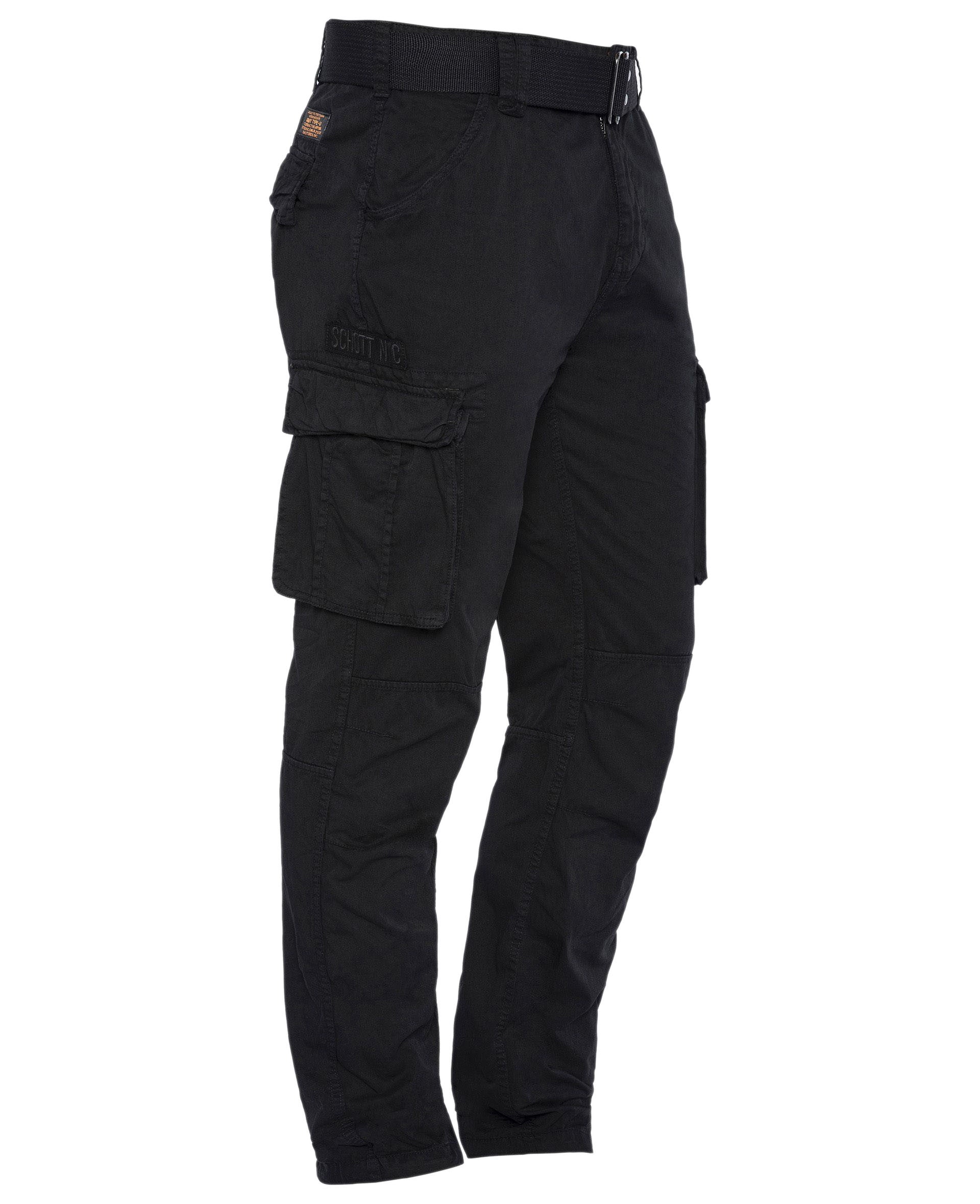 Pantalon cargo slim Schott ARMY CEINTURE TRRANGER70