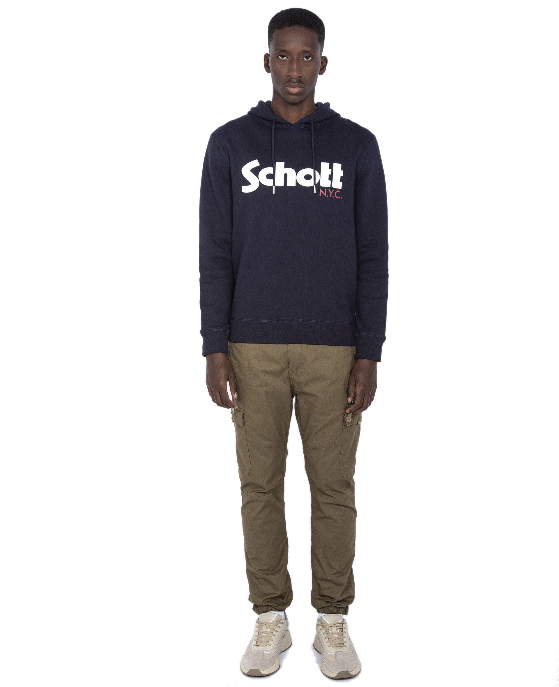 Sweat à capuche LOGO Schott
