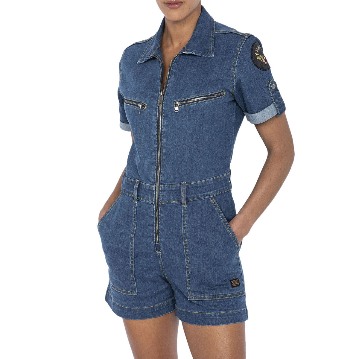 Combinaison Schott DENIM BADGE