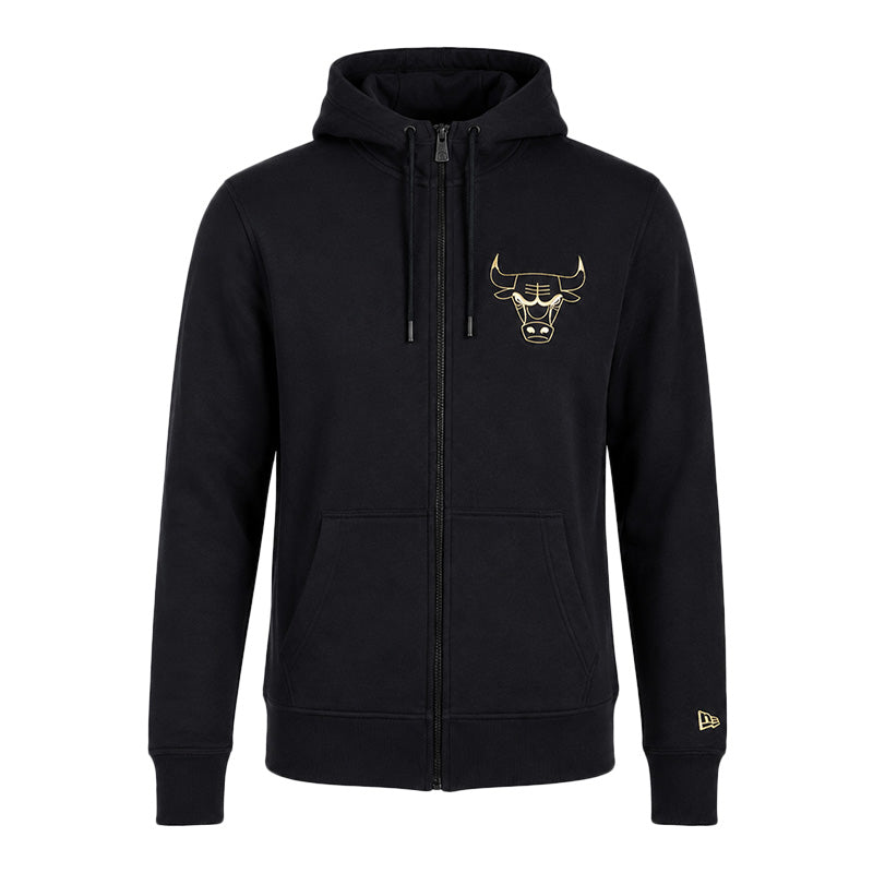 Sudadera con capucha New Era de los Chicago Bulls