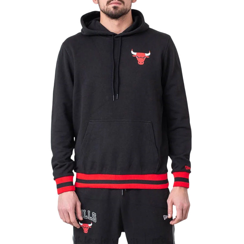 Sweat à capuche New Era NBA STRIPE RIB CHIBUL