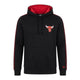 Sweat à capuche New Era CHICAGO BULLS STRIPE PIPING