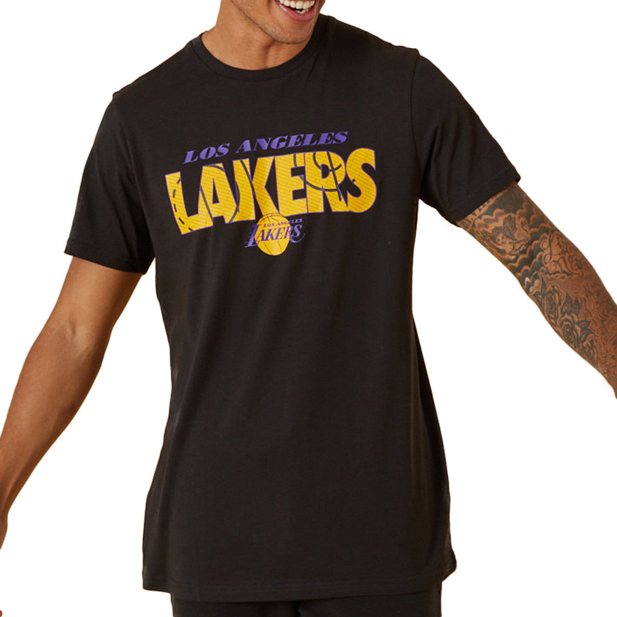 Tee-shirt New Era LA Lakers NBA Wordmark