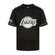 Camiseta extragrande con el logotipo del equipo de Los Ángeles Lakers de New Era