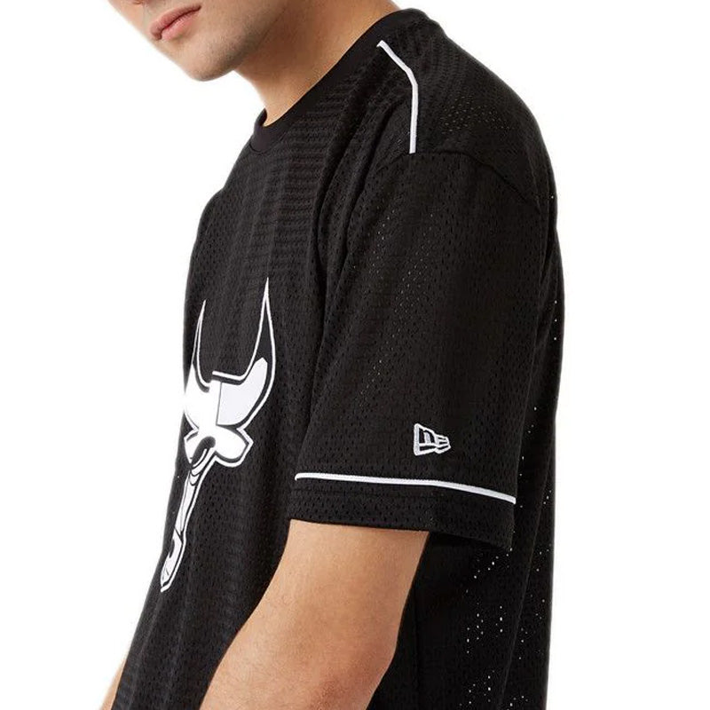 Camiseta extragrande con el logotipo del equipo de los Chicago Bulls de New Era