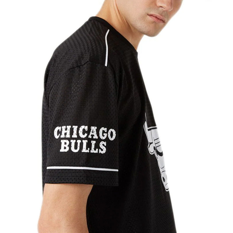 Camiseta extragrande con el logotipo del equipo de los Chicago Bulls de New Era