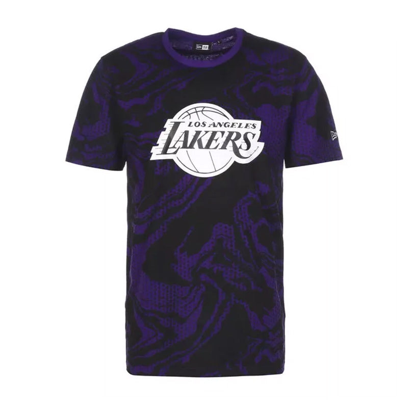 Nueva camiseta con estampado OIL SLICK de LOS ANGELES LAKERS