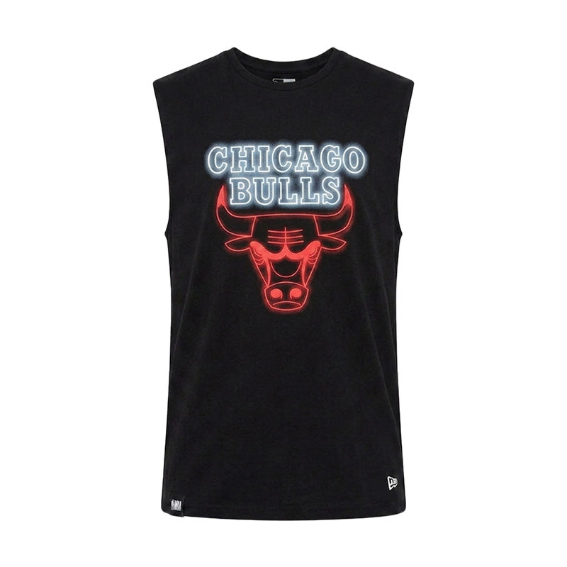 Camiseta sin mangas NBA NEON de los Chicago Bulls de New Era