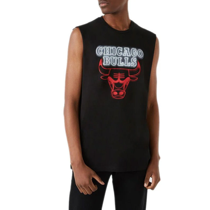 Camiseta sin mangas NBA NEON de los Chicago Bulls de New Era