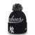 Bonnet New Era Bobble Script NY YANKEES