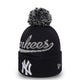 Bonnet New Era Bobble Script NY YANKEES