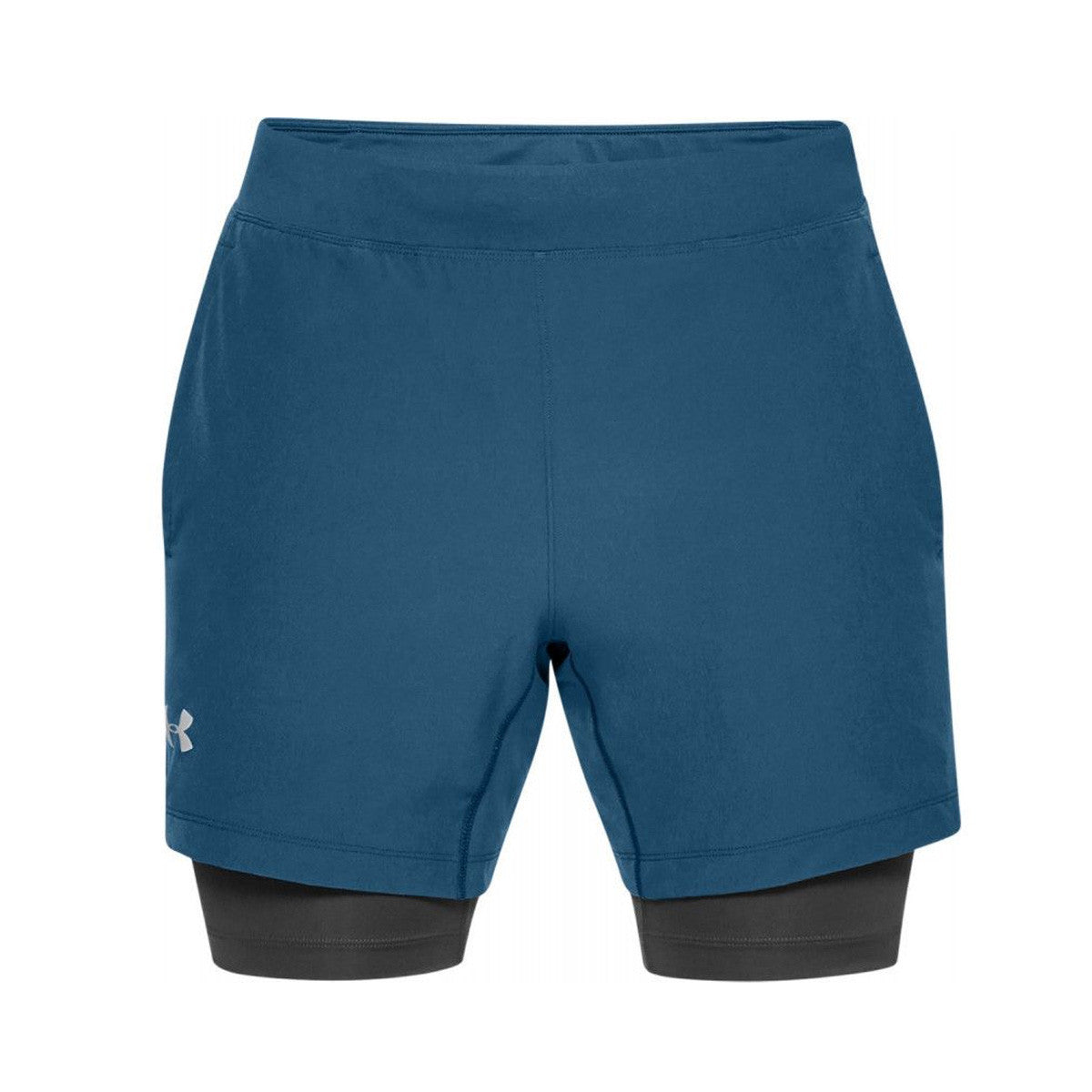 Short Under Armour 2-en-1 QUALIFIER SPEEDPOCKET