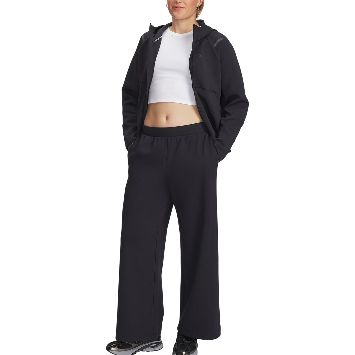 Sweatshirt à capuche Femme Under Armour UNSTOPPABLE FLEECE FULL-ZIP