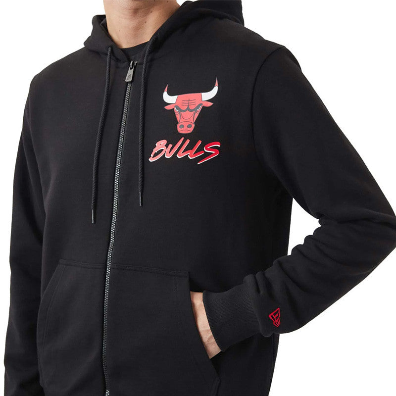 Sweat à capuche New Era Chicago Bulls NBA Script