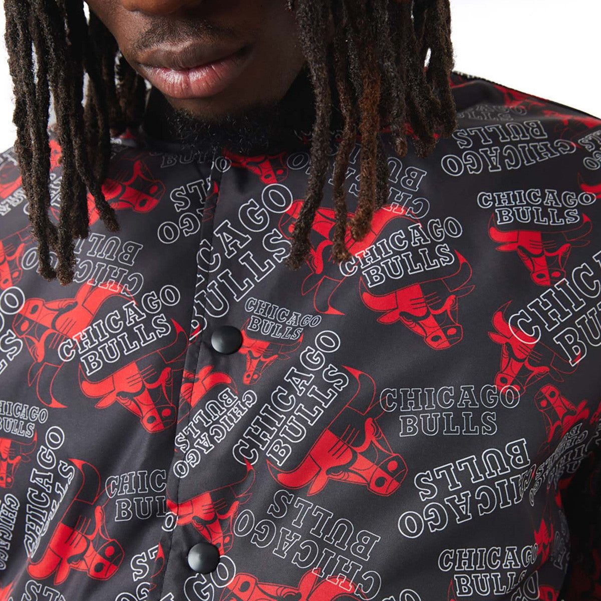 Blouson New Era Chicago Bulls Logo Print