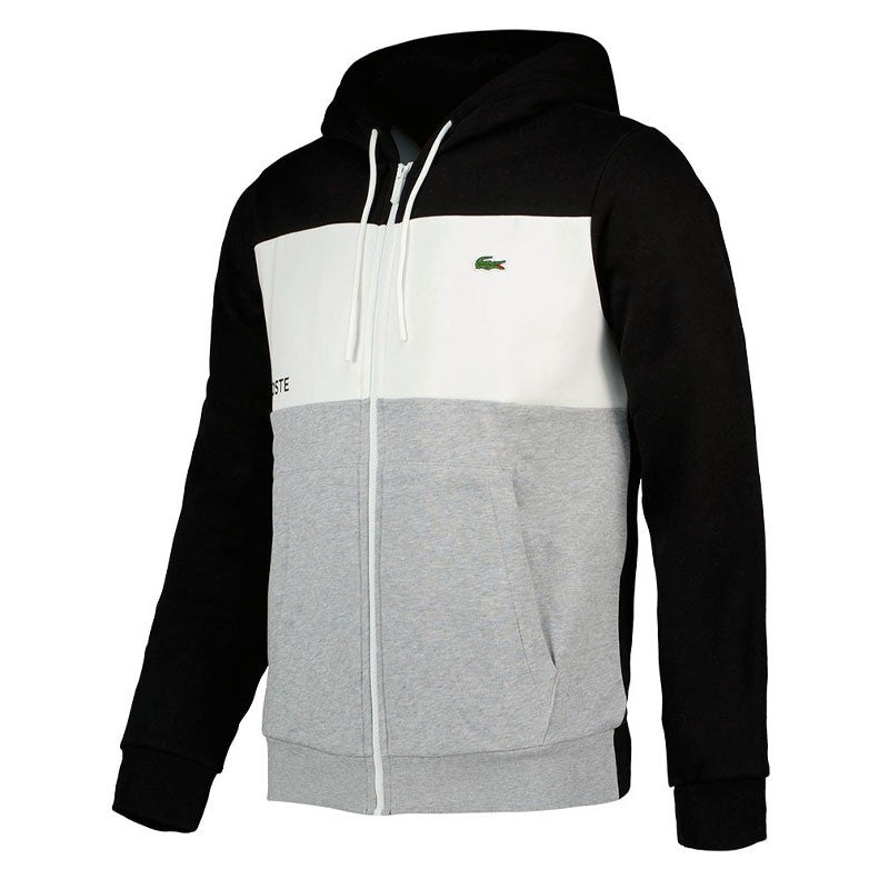Sweat à capuche Lacoste colorblock