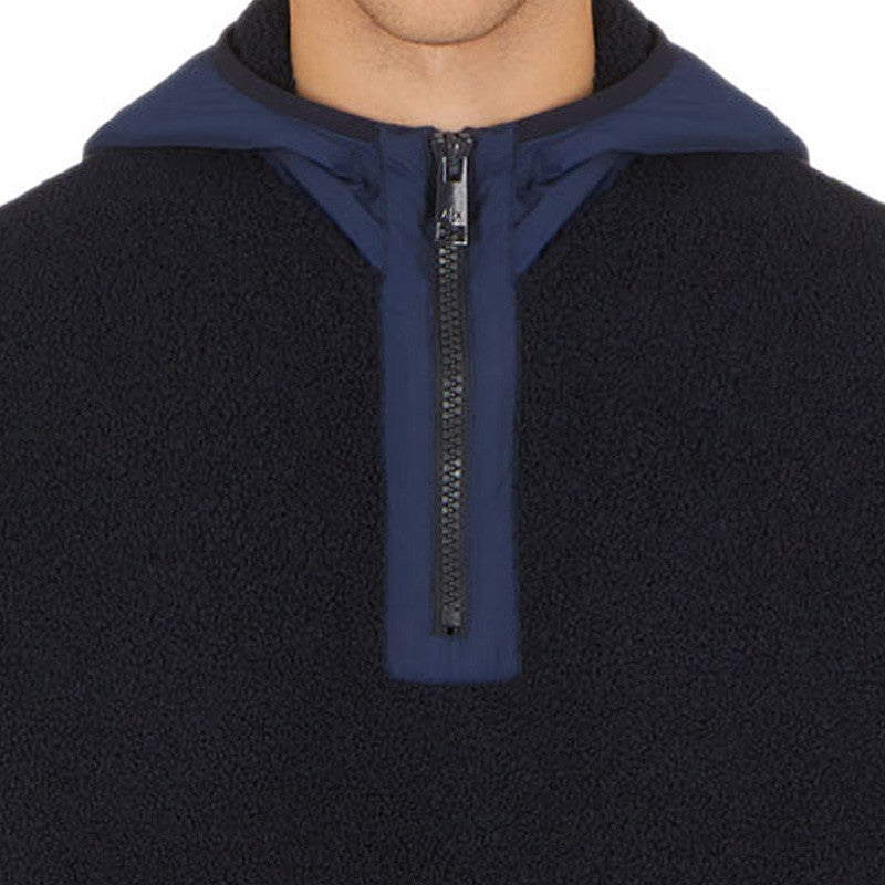 Sweat à capuche Armani Exchange Colour-block fleece
