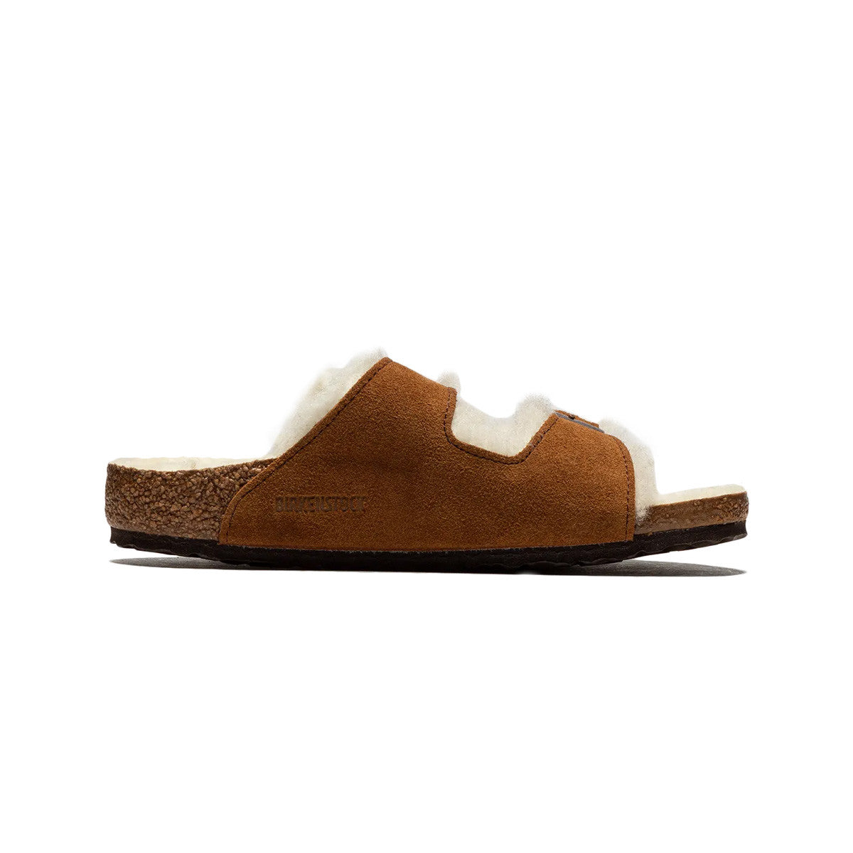 Sandale étroite Birkenstock Arizona Shearling Cadet