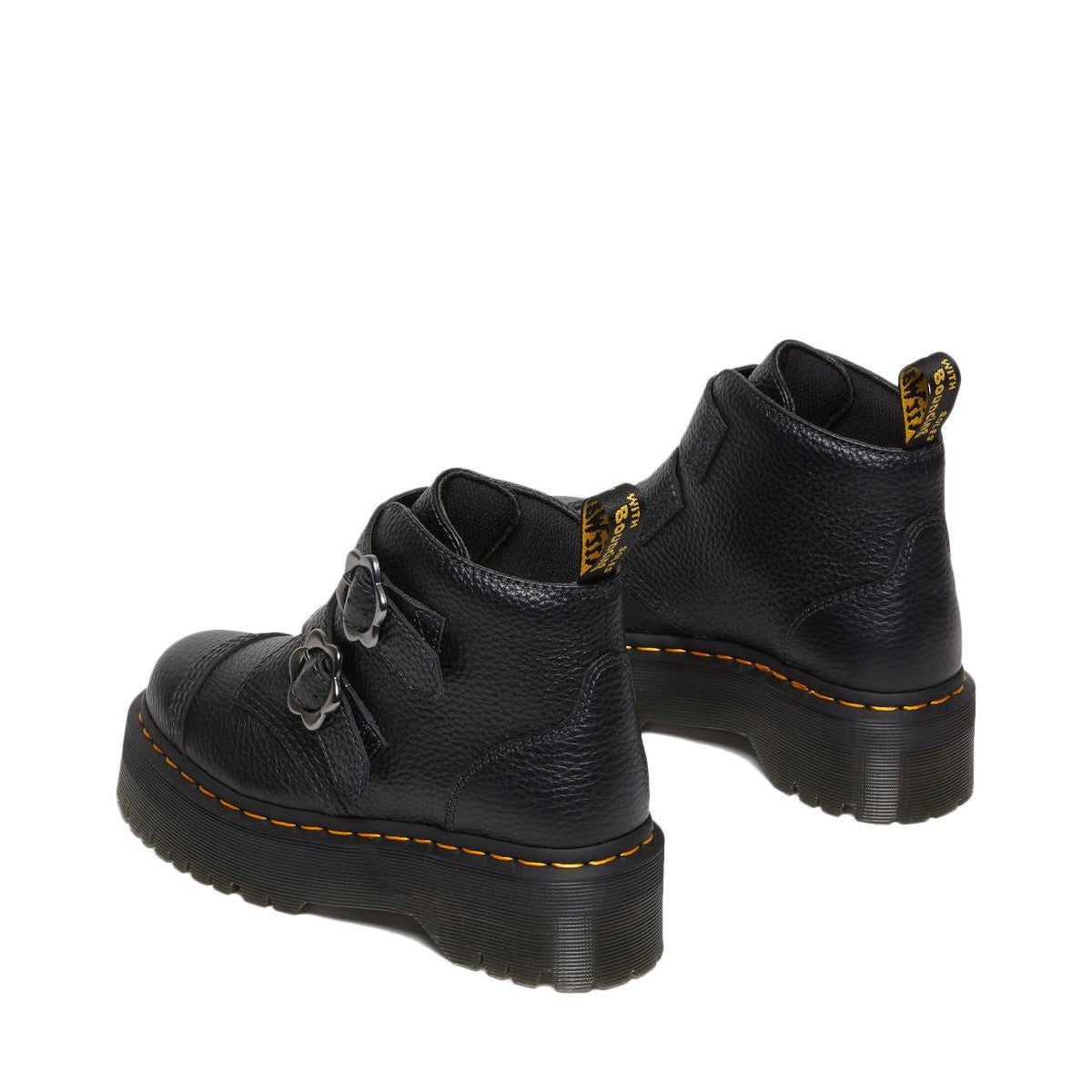 Botte Dr Martens DEVON FLOWER PLATFORME