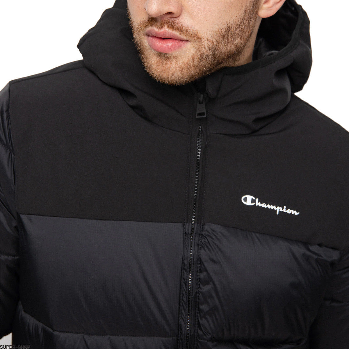 Doudoune à capuche Champion
