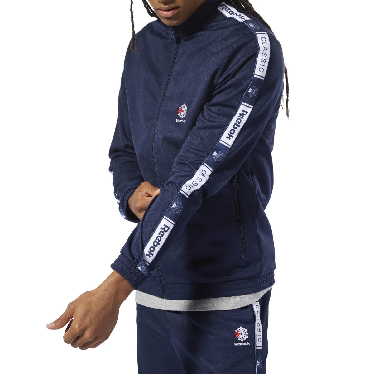 Veste de survêtement Reebok TAPED TRACK TOP