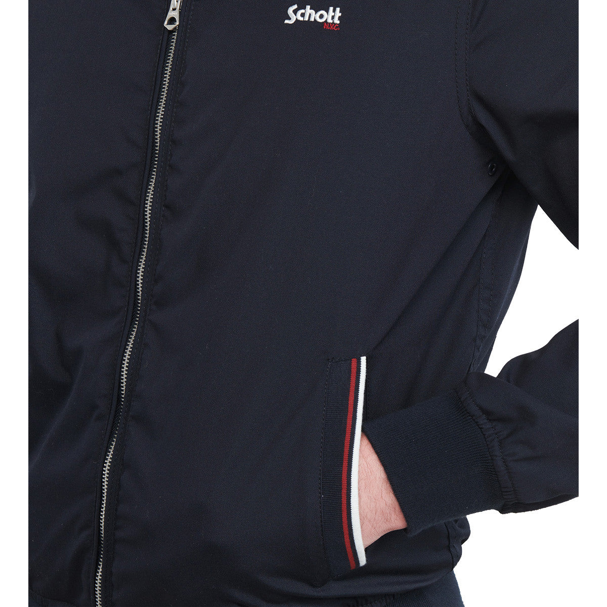 Blouson Homme Schott COURT ZIPPE KENTON