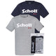 Pack de 2 tee-shirt Schott ras du cou