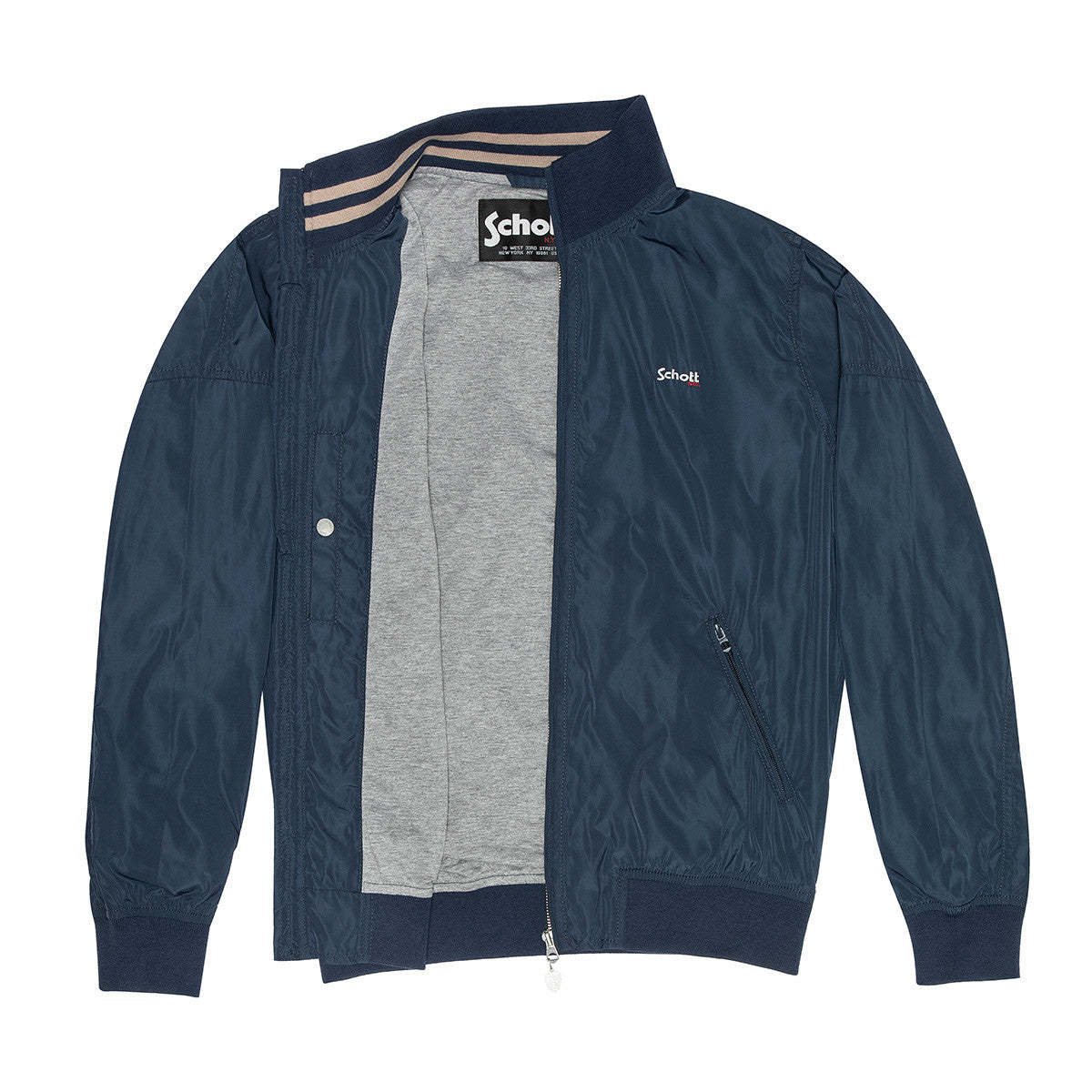 Blouson Schott ZIPPE COL RAYE TEAMY