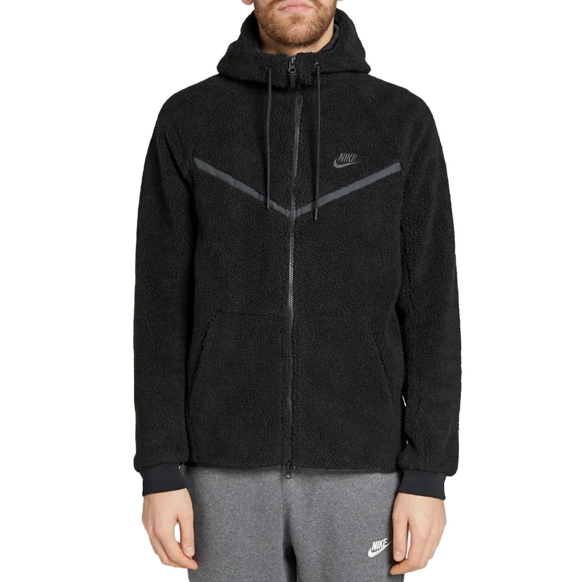 Sweat à capuche Nike M NSW WR TCH SHERPA