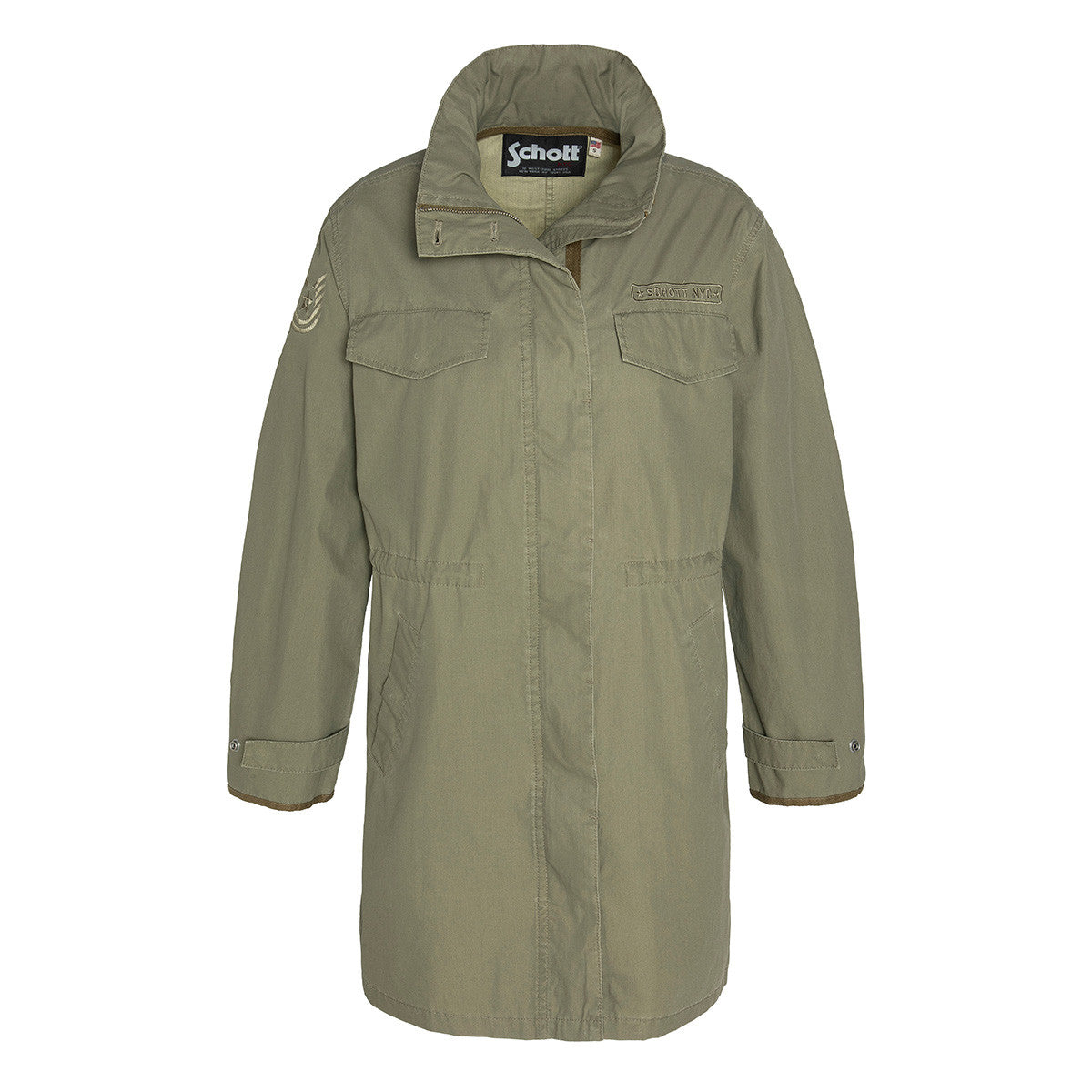 Parka à capuche Schott ARMY BRODEE JKTM1950W