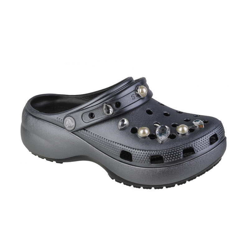Sabot Femme Crocs CLASSIC PLATEFORM CRYSTAL PEARLSCLOG