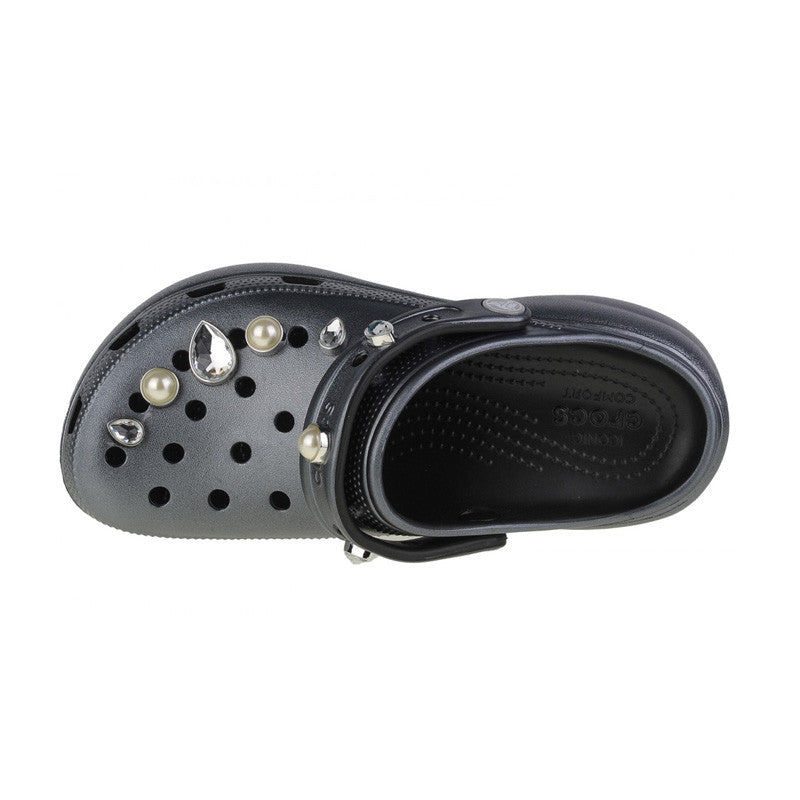Sabot Femme Crocs CLASSIC PLATEFORM CRYSTAL PEARLSCLOG