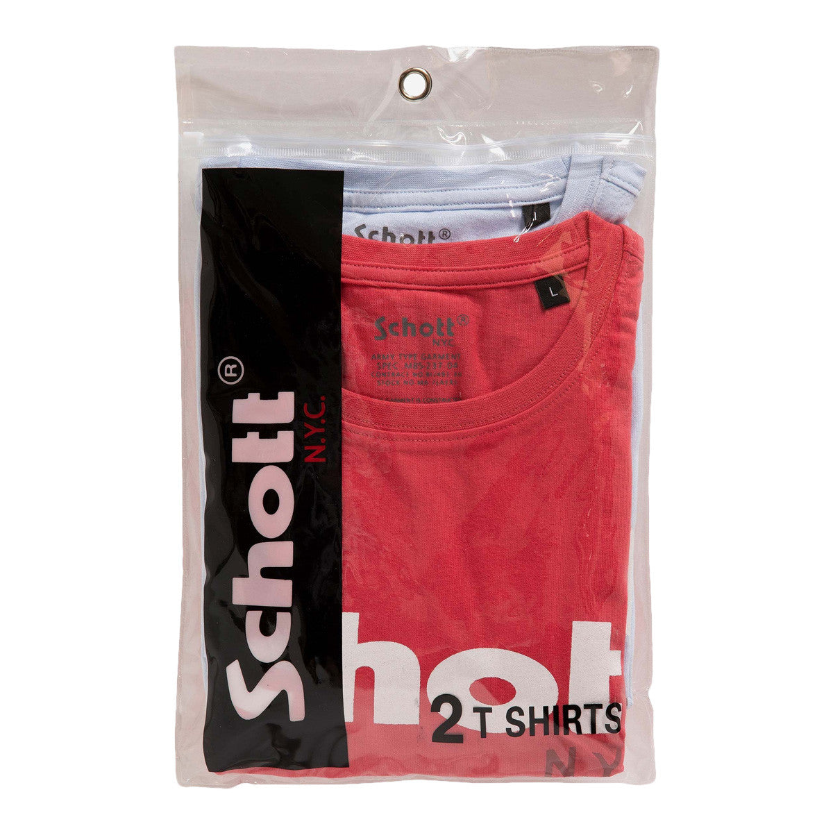 Pack de 2 tee-shirt Schott ras du cou