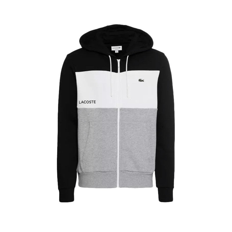 Sweat à capuche Lacoste colorblock