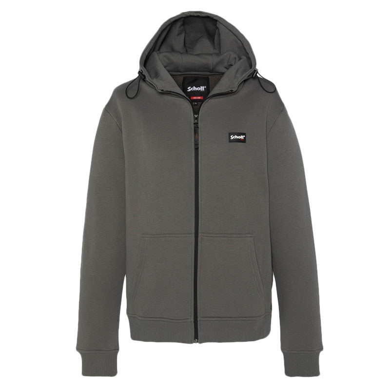 Sweat à capuche Schott ZIPPE LOGO REDSIMON