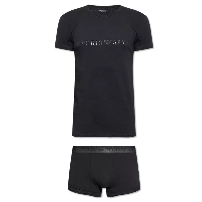 Ensemble Tee Shirt et Boxer EA7 Emporio Armani
