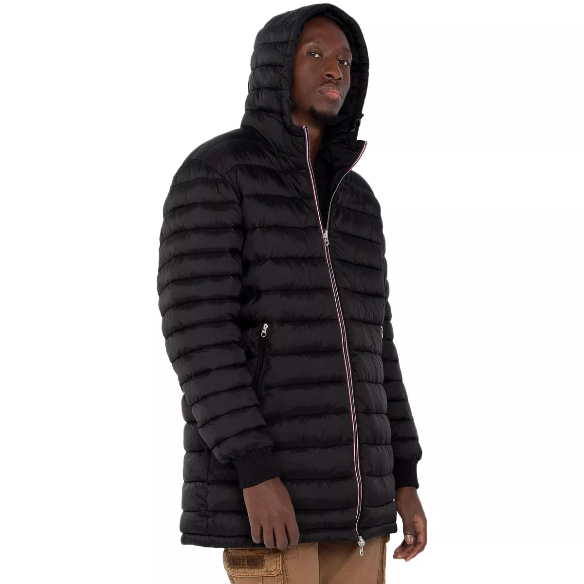 Doudoune Schott Riverso2 LONG CAPUCHE REVERSIBLE 2en1