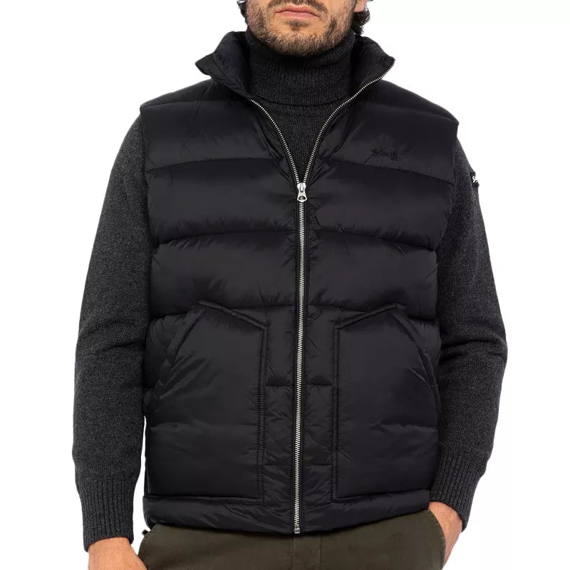 DOUDOUNE SANS MANCHES SCHOTT BRODERIE HAWKVRS