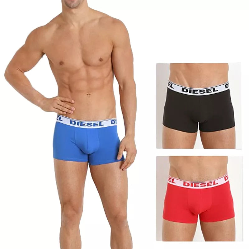 3 Boxers Diesel Umbx Shawn (Noir/Rouge/Bleu)