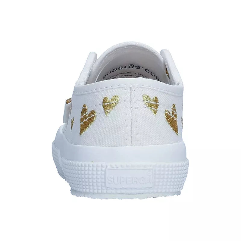 Basket Superga 2750 HEARTS EMBROIDERY Cadet
