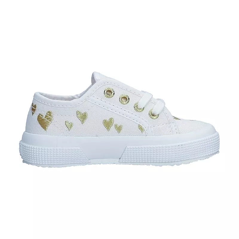 Basket Superga 2750 HEARTS EMBROIDERY Cadet