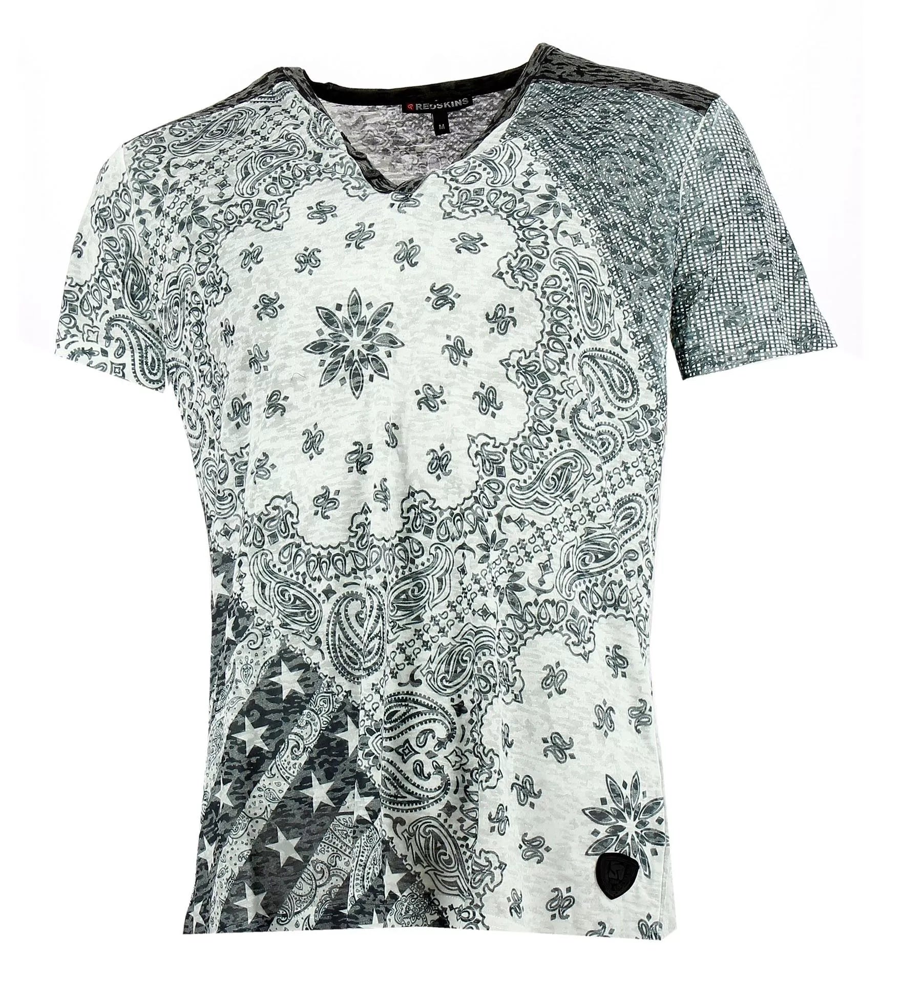 Tee-shirt  Redskins Quino Tiamat (Gris)