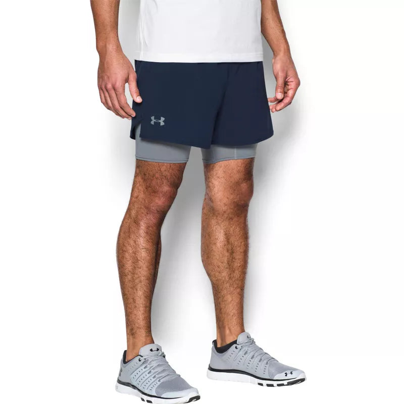 Short Under Armour Qualifier 2-in-1
