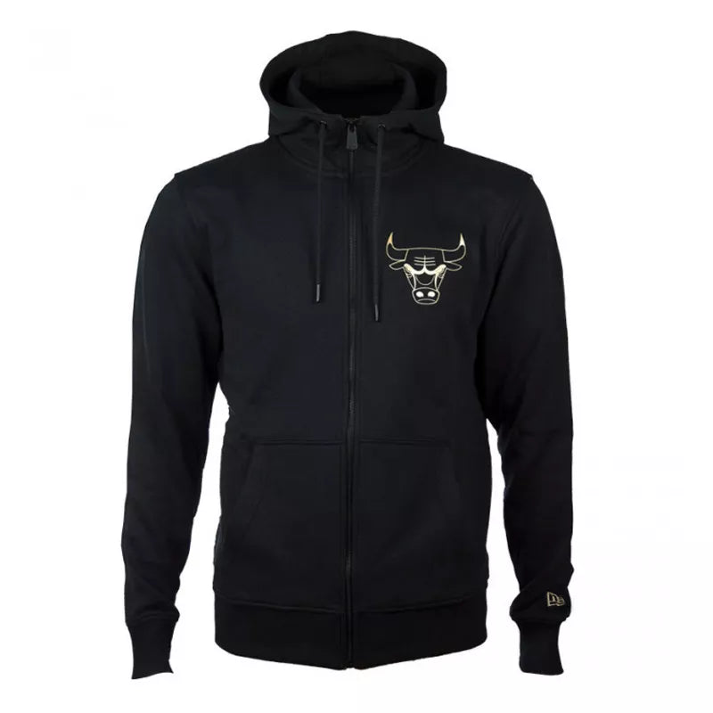 Sweat à capuche New Era Chicago Bulls