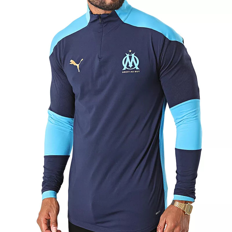 Maillot d'entraînement à manches longues Puma OLYMPIQUE DE MARSEILLE