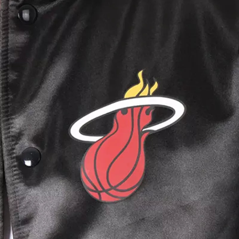 Blouson New Era TIP OFF SATEEN MIAMI HEAT