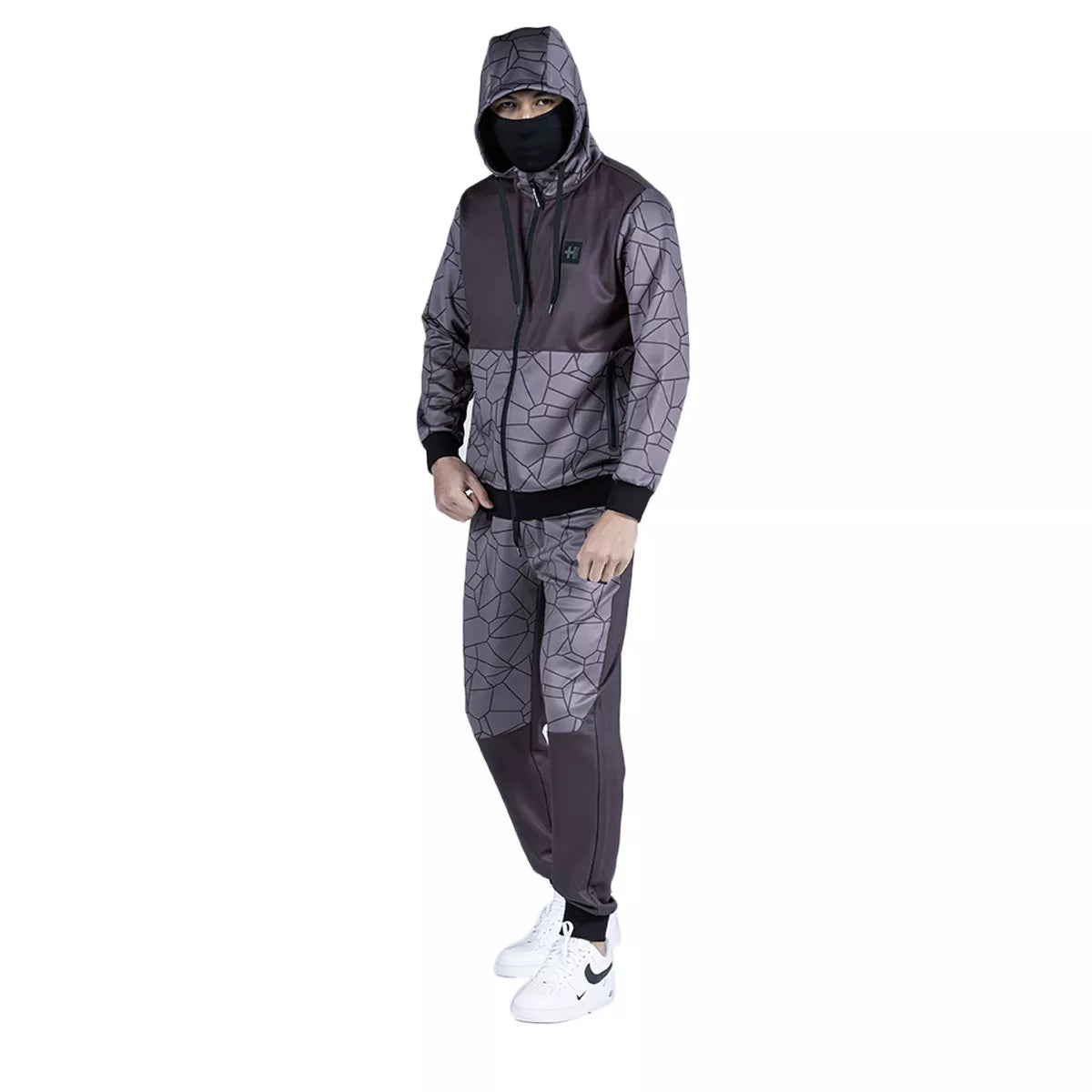 Sweat à capuche zippée Helvetica