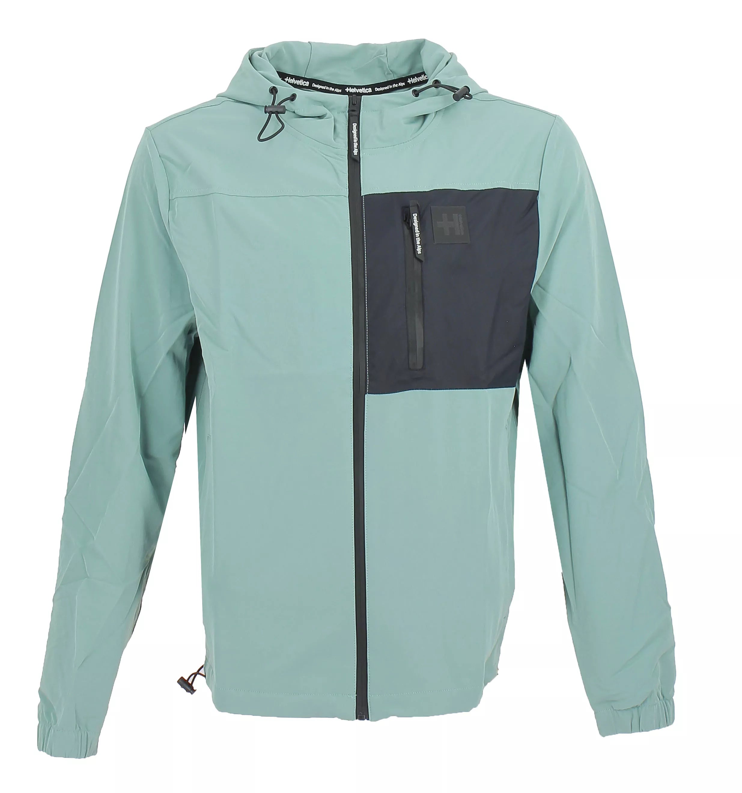 Veste à capuche zippée Saturne Helvetica