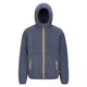 Veste à capuche zippée K-Way JACK SHERPA POLAR REVERSIBLE