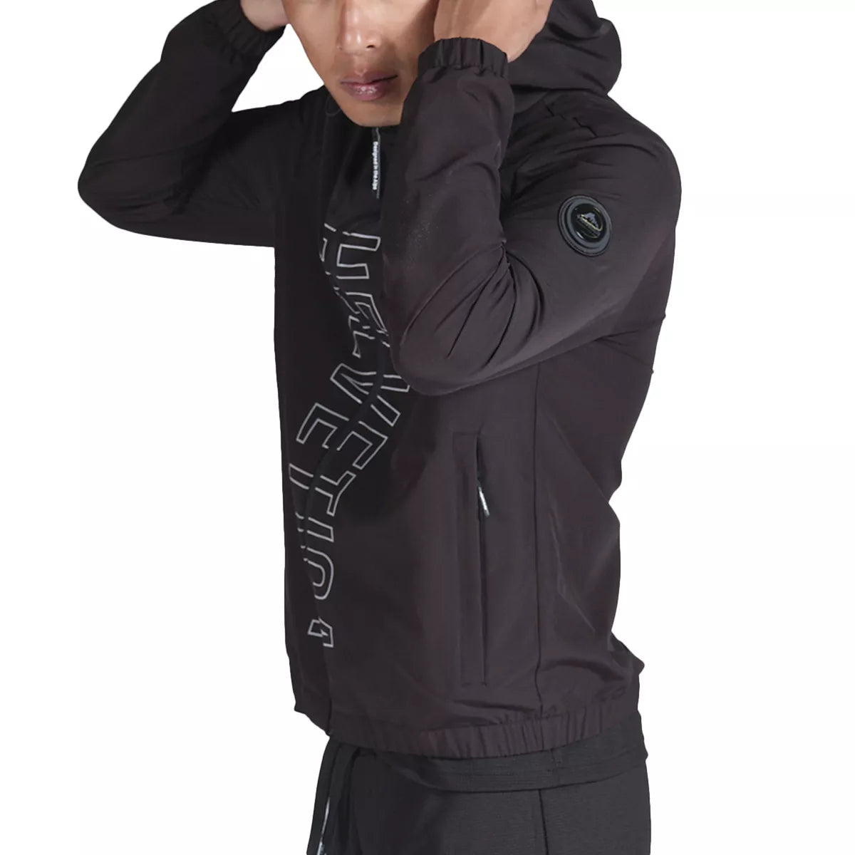 Veste de survêtement à capuche Helvetica 04 BAHIA